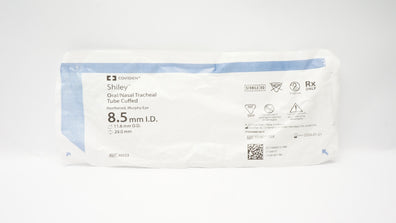 Covidien 86553 Shiley Oral/Nasal Tracheal Tube Cuffed 8.5mm ID x 11.6mm OD (x)